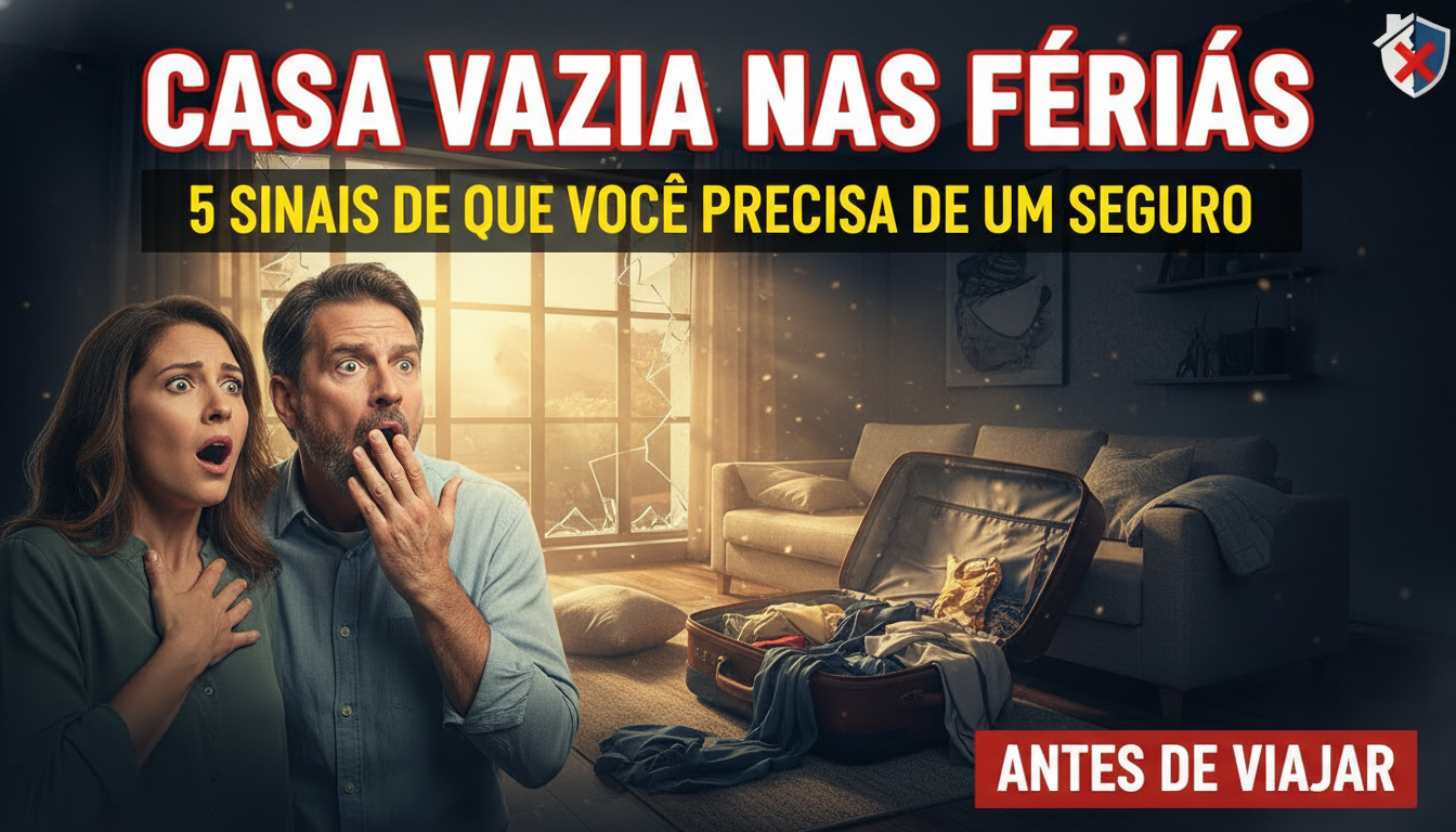 CASA VAZIA NAS FÉRIAS 5 sinais de que você precisa de um seguro antes de viajar